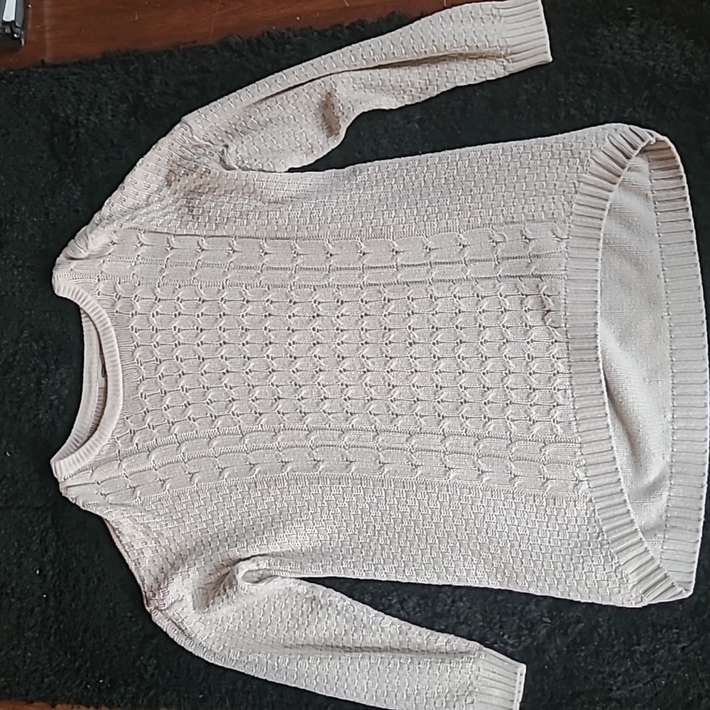 2x Old Navy cream knitted sweater